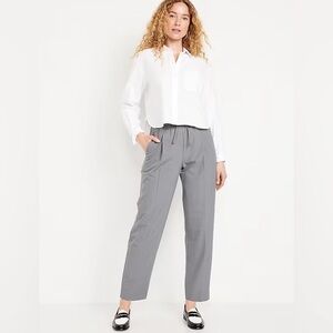 High-Waisted Billie Straight Ankle Trouser
